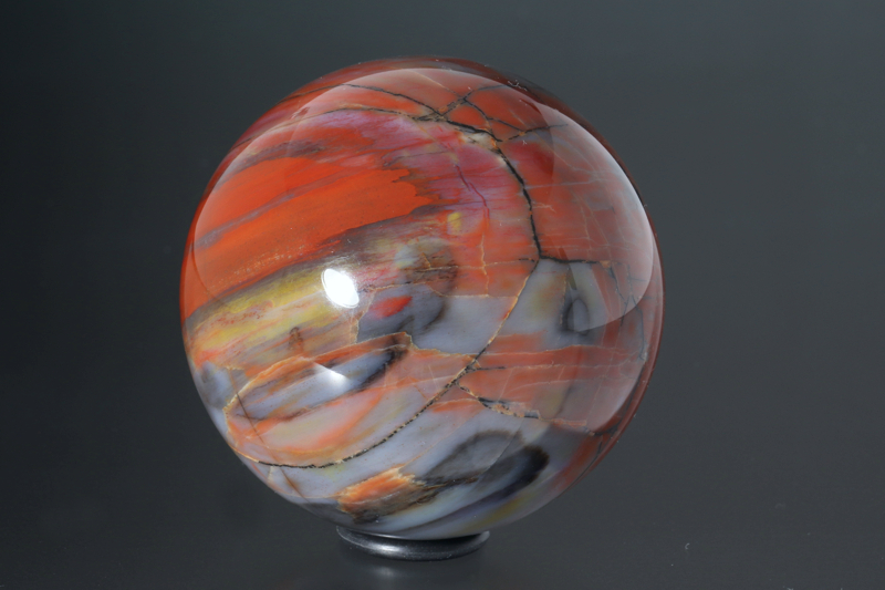 Petrified wood sphere (USA)